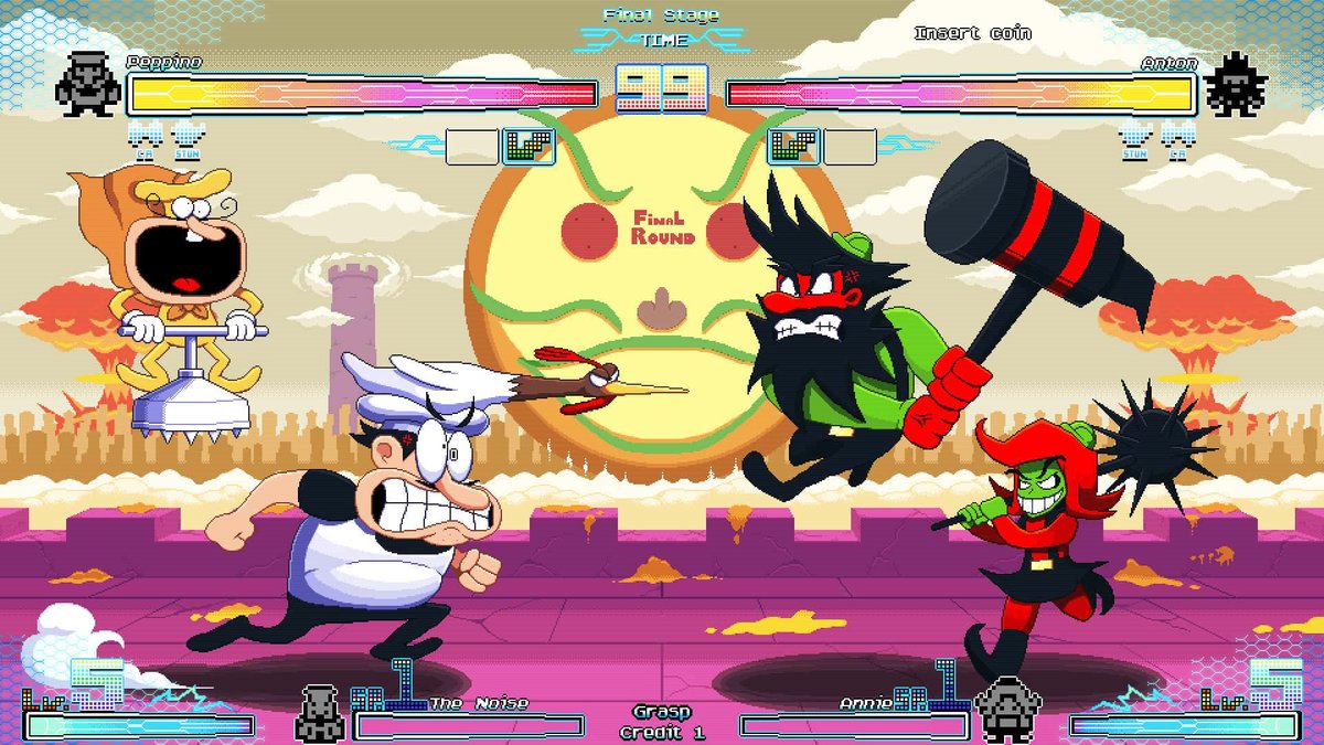 A Visual Showdown of Pizza Tower and AI Artistry